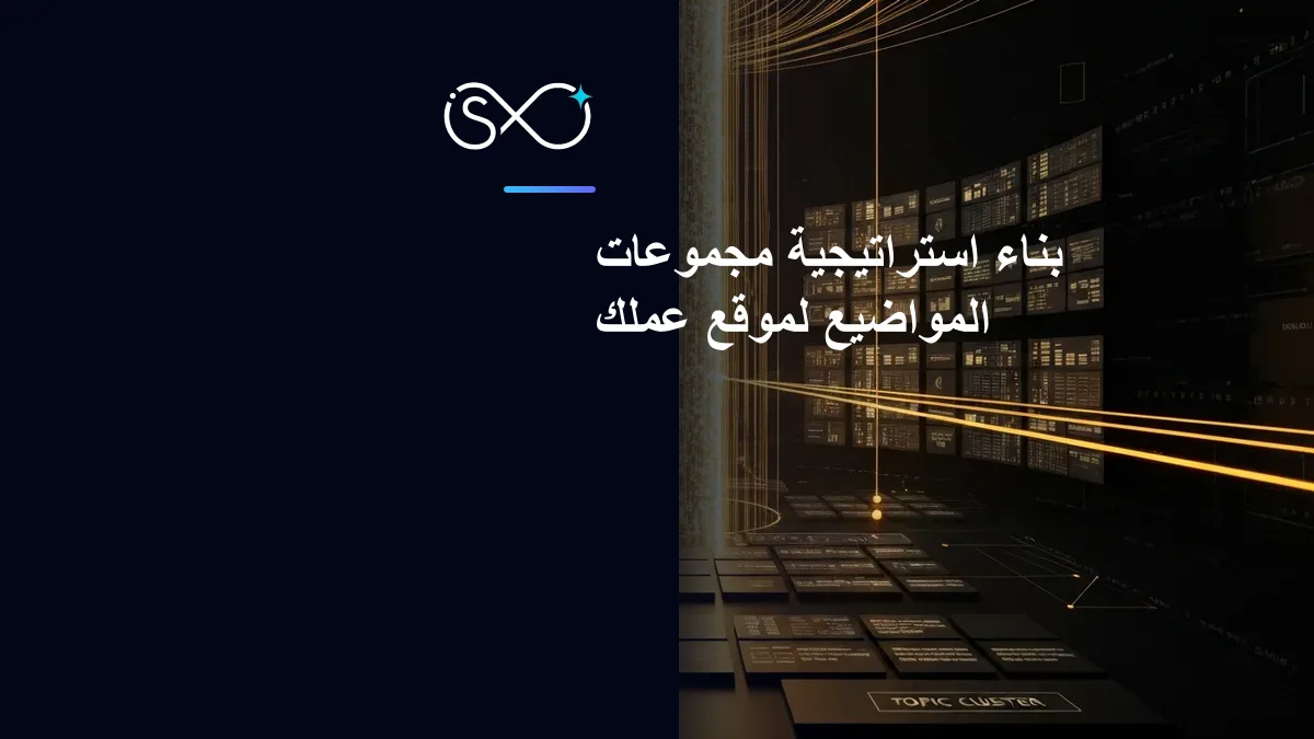 بناء استراتيجية مجموعات المواضيع لموقع عملك
