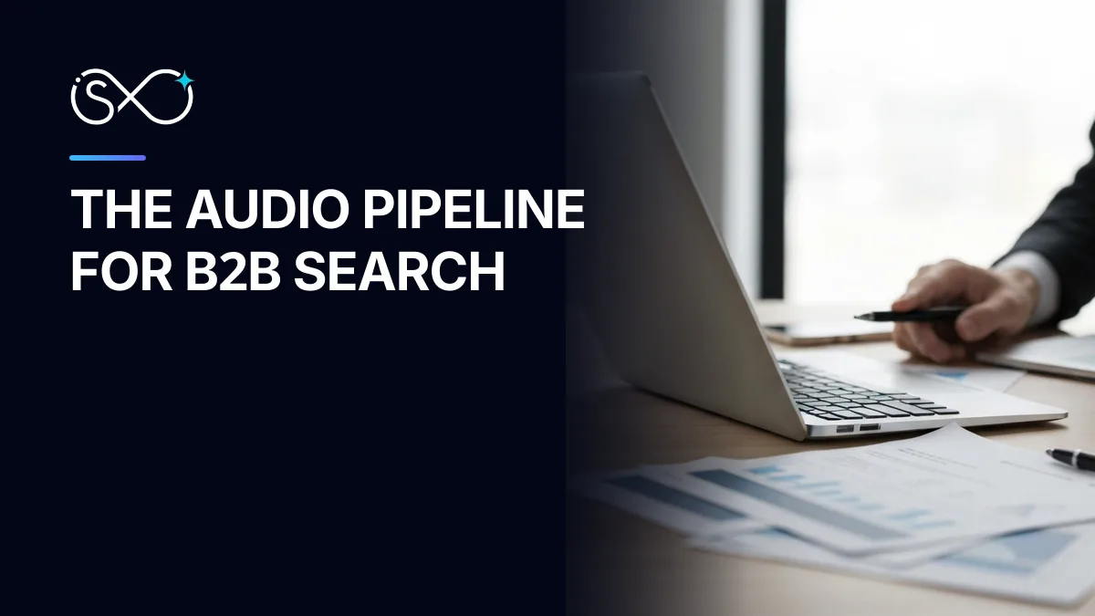 The Audio Pipeline: Preparing B2B Operations for the Conversational Search Era