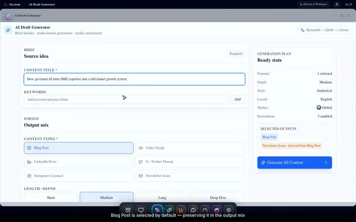 AI Draft Generator
